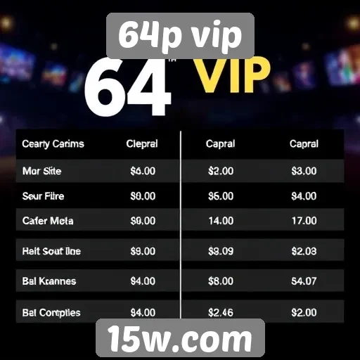 Comparação entre 64p vip e outros sites de jogos